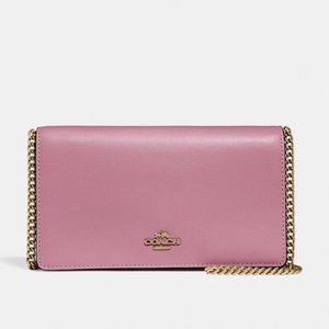 Coach Glovetanned Leather Callie Clutch Crossbody